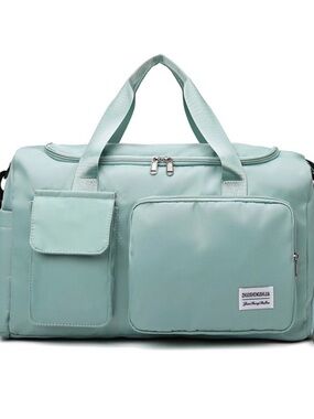 Seafoam Green Travel Duffel Bag -